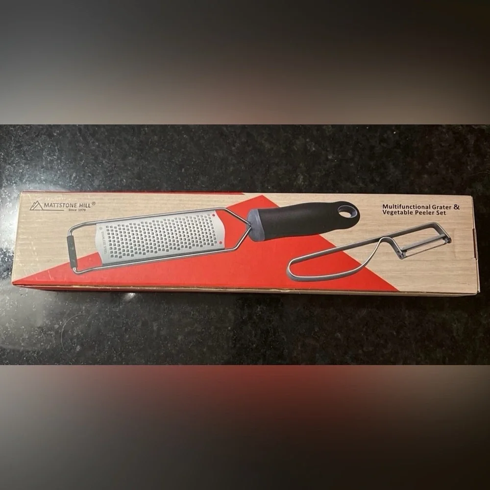 Black Grater & Peeler Set